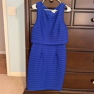 Symmetry royal blue tank dress size 12